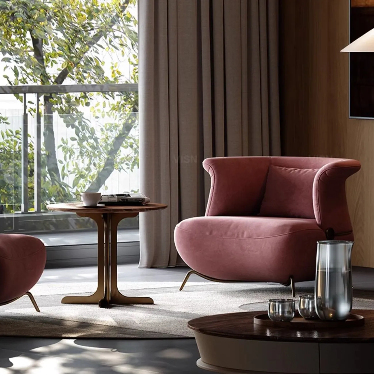 Роскошный приставной столик из массив дерева LUXURY VISN 35901-29 Роскошный приставной столик из массив дерева LUXURY VISN 35901-29