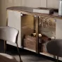 Многофункциональный стеклянный сервант из массива дерева LUXURY VISN 35904-29