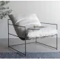 Кожаное стильное кресло Tinton