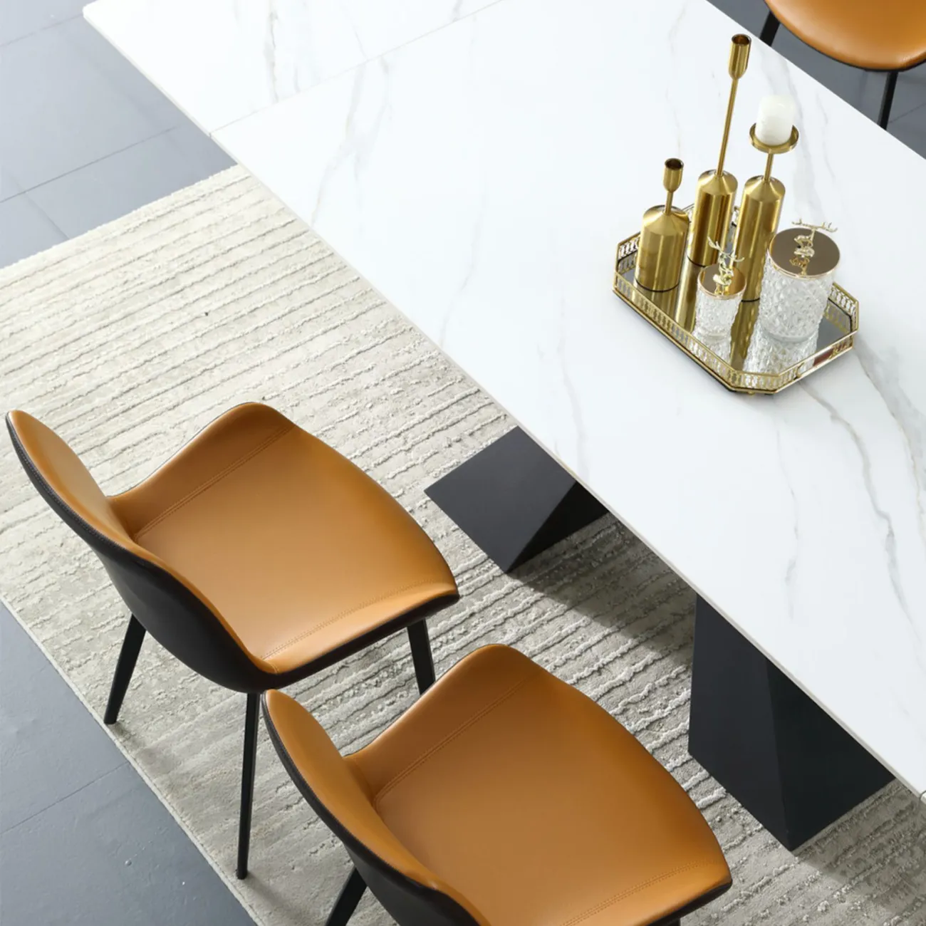 Минималистичный обеденный стол-трансформер в Современном стиле LaLume AR21253-23 Минималистичный обеденный стол-трансформер в Современном стиле LaLume AR21253-23