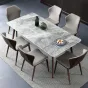 Роскошный каменный обеденный стол в Скандинавском стиле LaLume AR21271-23