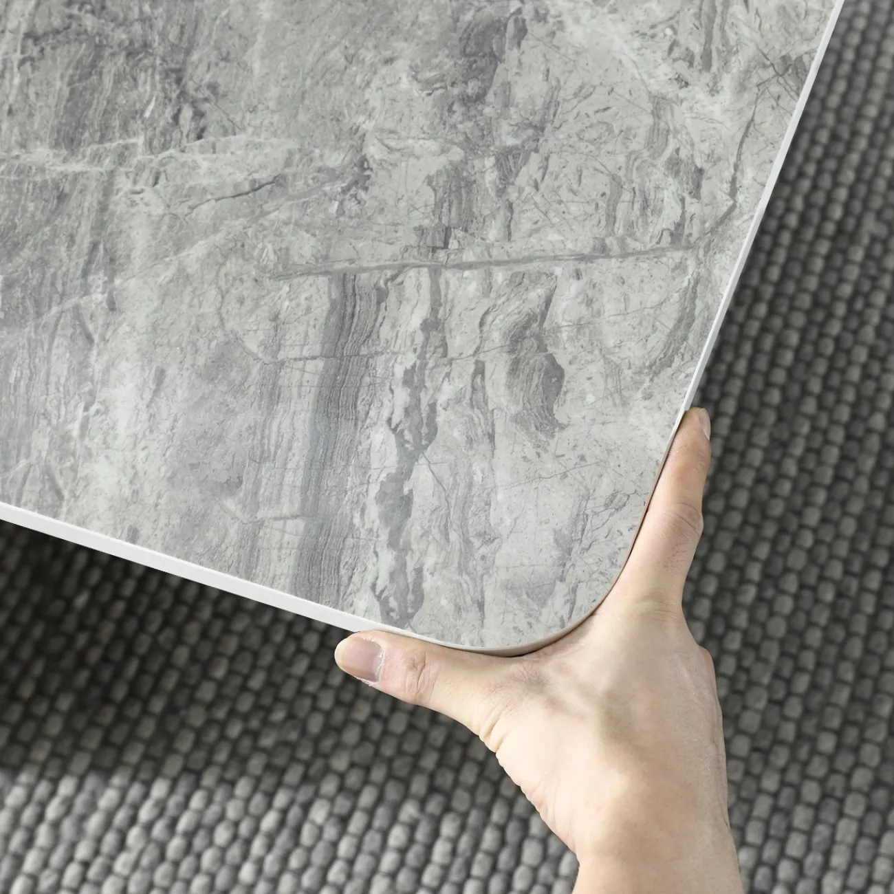 Роскошный каменный обеденный стол в Скандинавском стиле LaLume AR21271-23