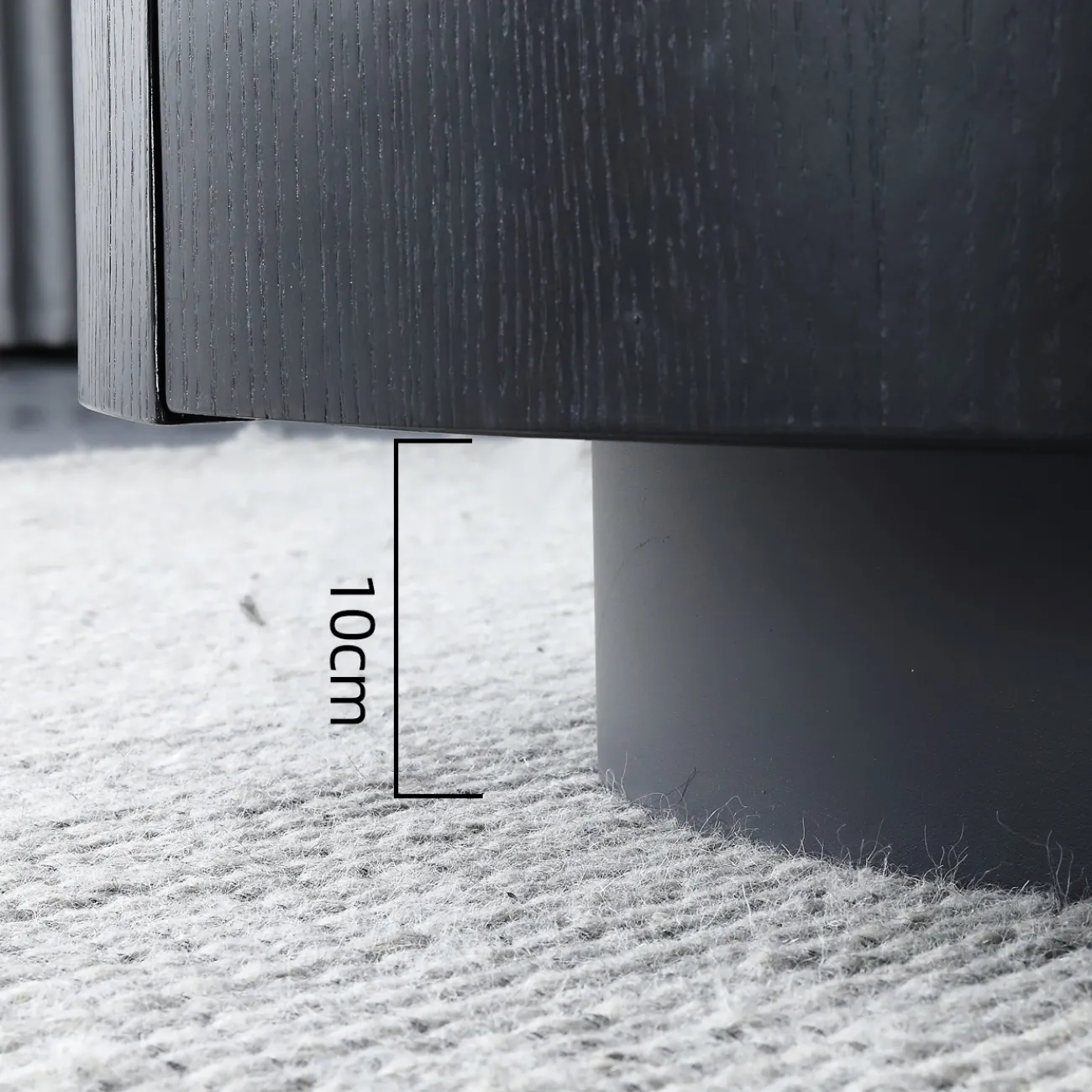 Роскошный круглый журнальный стол с ящиком в Минималистичном стиле LaLume AR21272-23