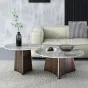 Великолепный журнальный стол из камня в Скандинавском стиле LaLume AR21277-23