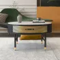 Роскошный журнальный каменный стол для гостиной в Скандинавском стиле LaLume DK21948-23