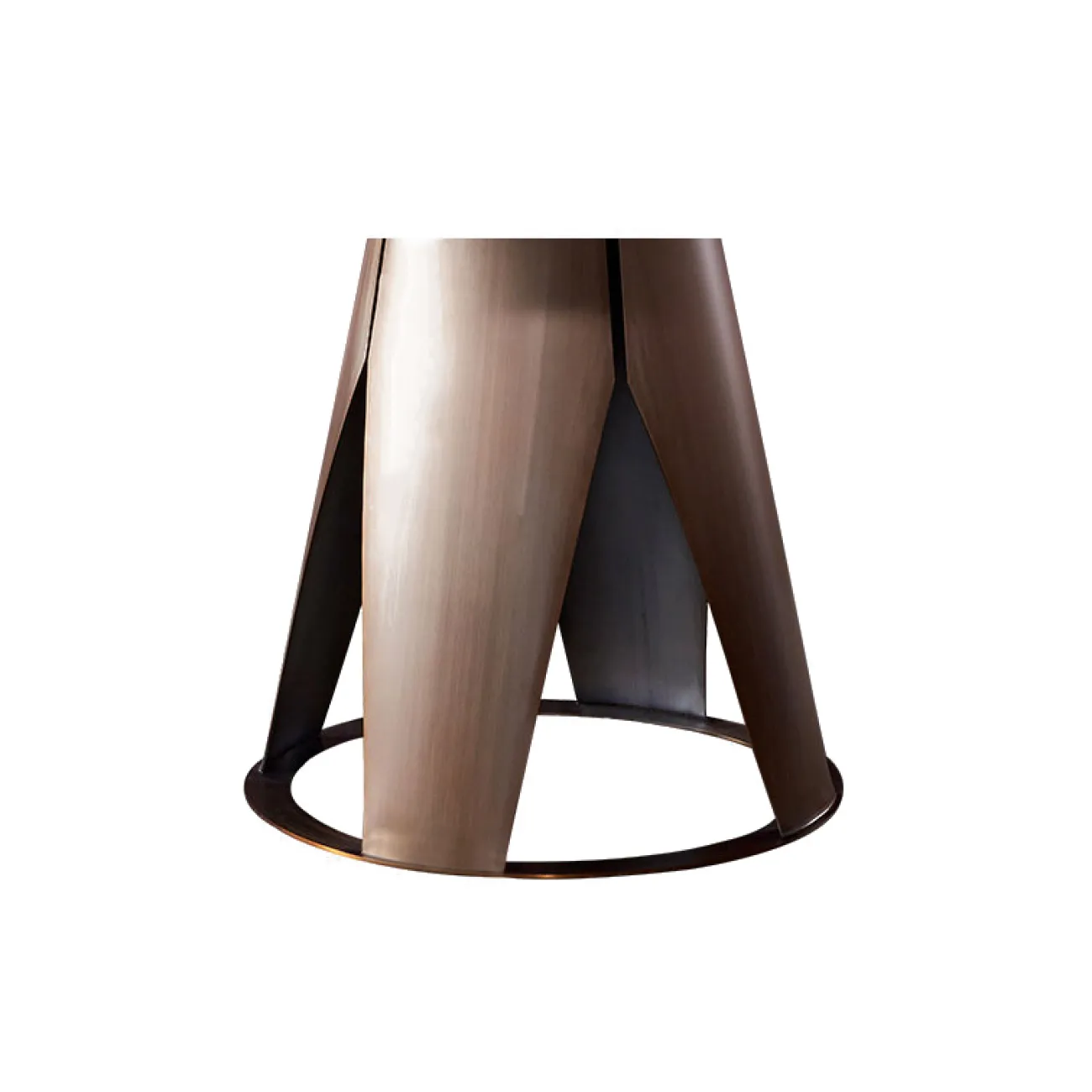 Необычный круглый обеденный стол с вращающейся серединой в стиле Минимализм LaLume AR22299-23