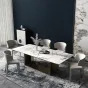 Роскошный обеденный каменный стол в Скандинавском стиле LaLume AR22306-23