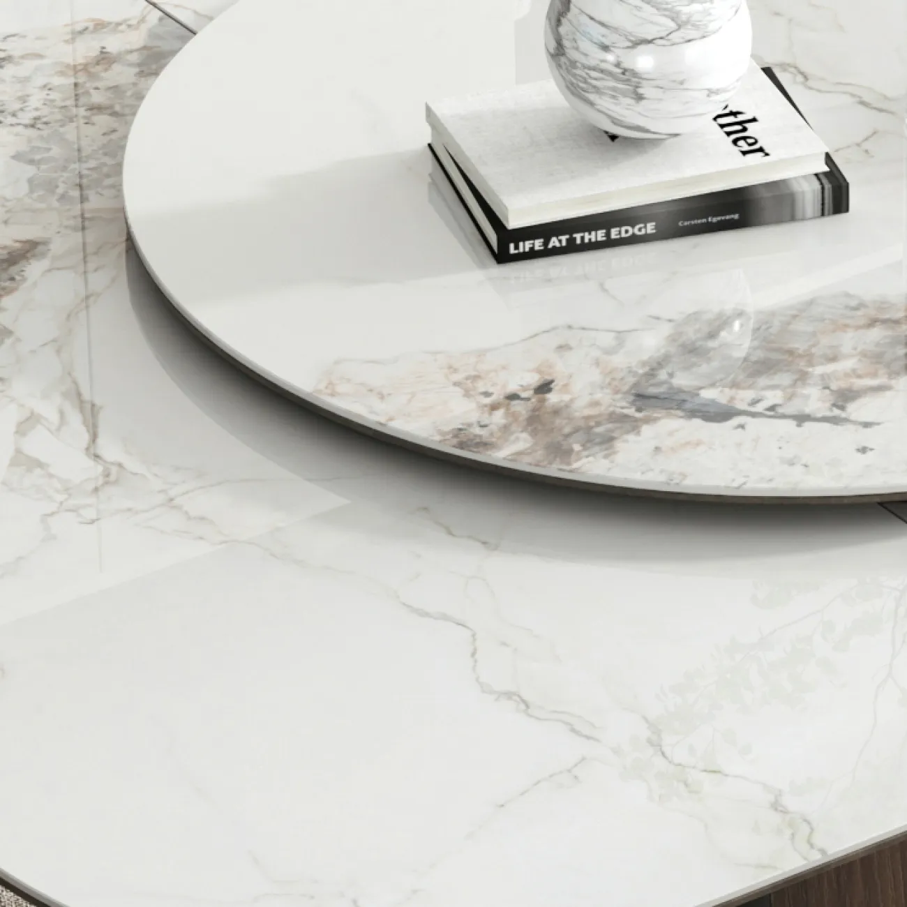 Многофункциональный раскладной обеденный стол с индукционной плитой в стиле Минимализм LaLume AR22309-23