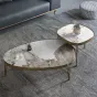 Великолепный журнальный стол из камня в стиле Минимализм LaLume AR22313-23