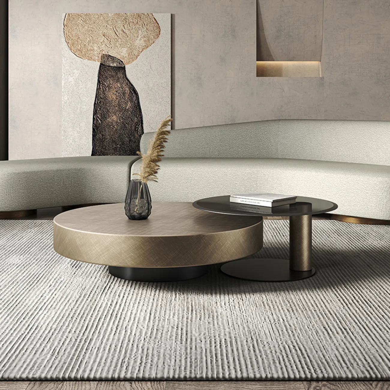 Роскошный минималистичный журнальный стол в Итальянском стиле LaLume AR22363-23