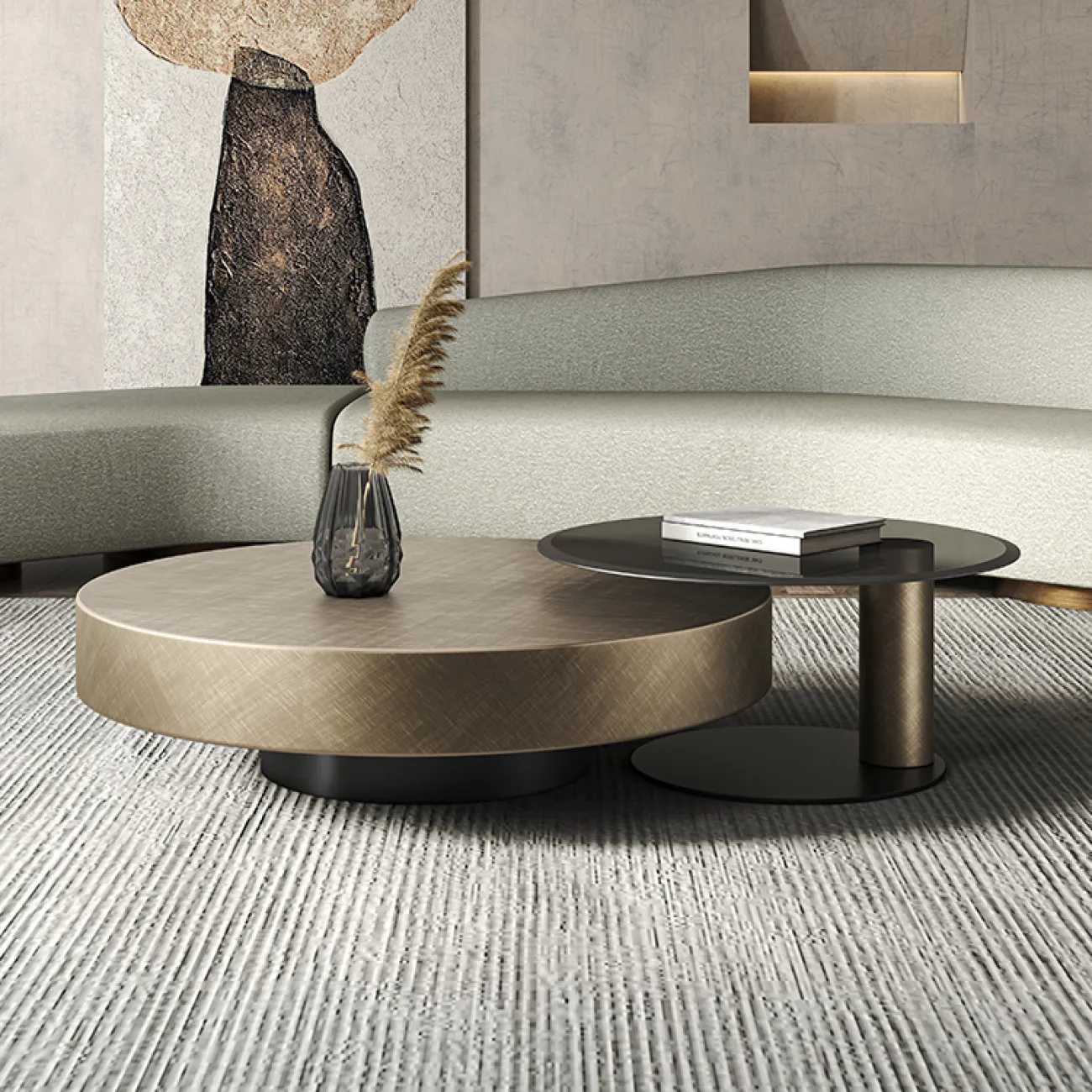 Роскошный минималистичный журнальный стол в Итальянском стиле LaLume AR22363-23