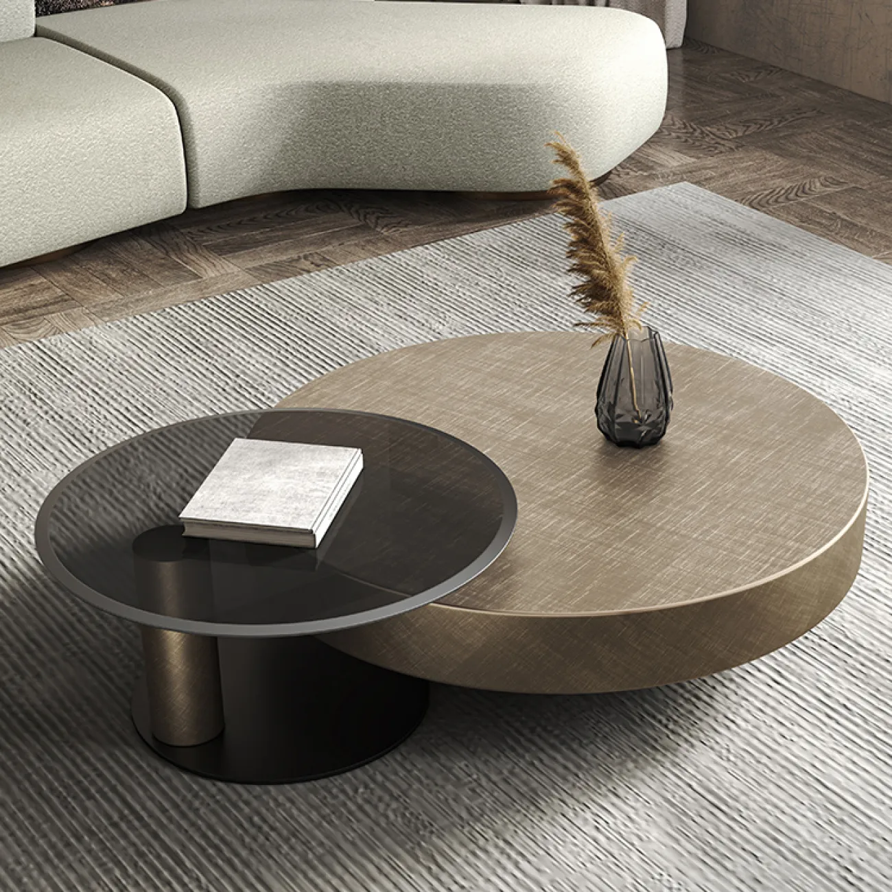 Роскошный минималистичный журнальный стол в Итальянском стиле LaLume AR22363-23