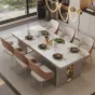Роскошный обеденный каменный стол в стиле Минимализм LaLume AR22364-23