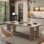 Роскошный обеденный каменный стол в стиле Минимализм LaLume AR22364-23