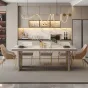 Роскошный обеденный каменный стол в стиле Минимализм LaLume AR22364-23
