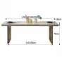 Роскошный обеденный каменный стол в стиле Минимализм LaLume AR22364-23