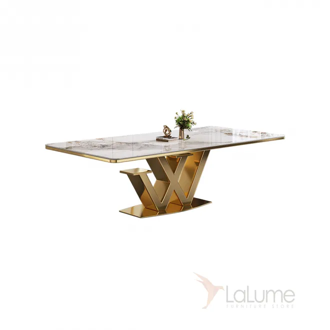 Обеденный каменный стол LaLume AR22365-23