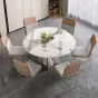 Роскошный раскладной обеденный каменный стол в Итальянском стиле LaLume AR22368-23