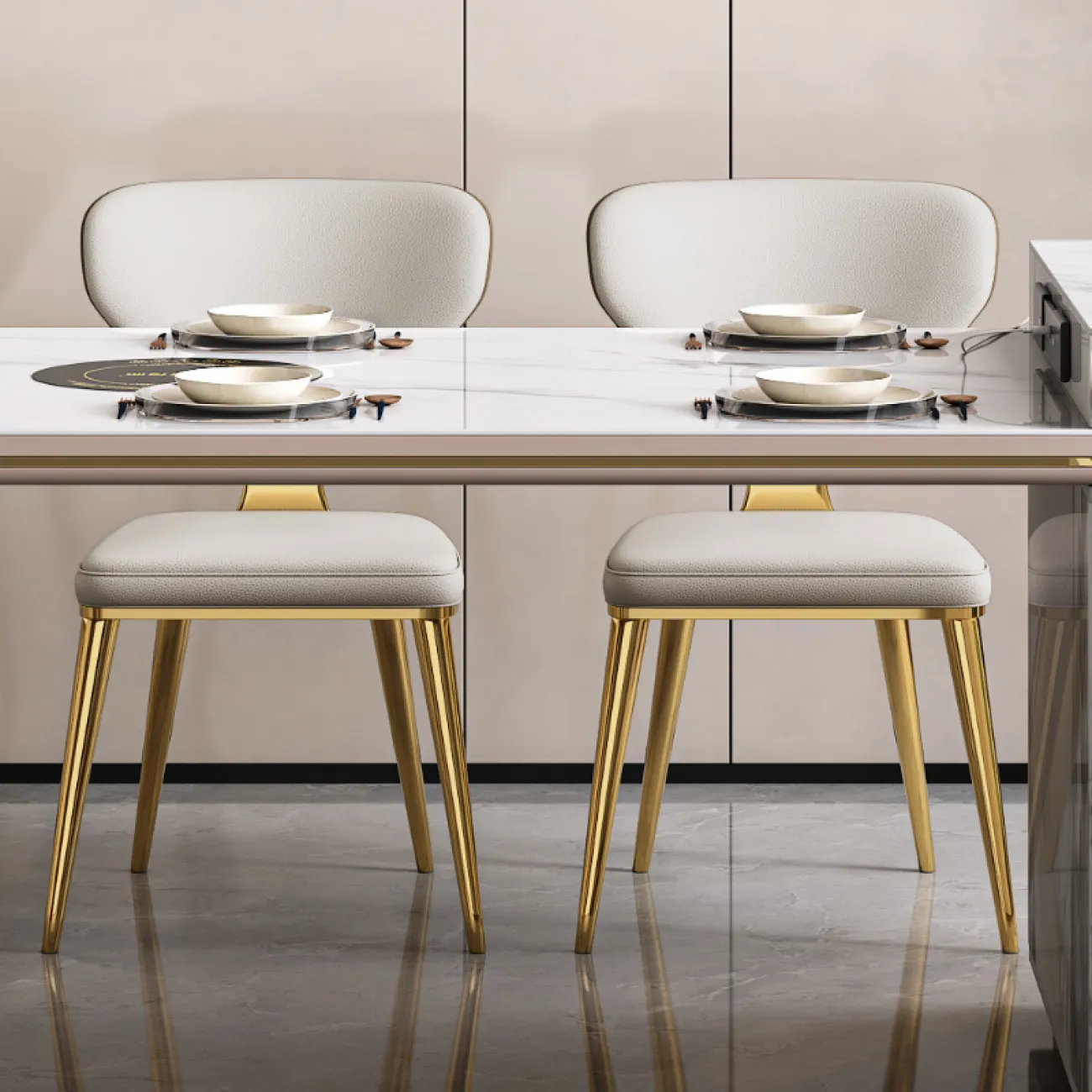 Роскошный обеденный стул для гостиной в Итальянском стиле LaLume AR22365-23