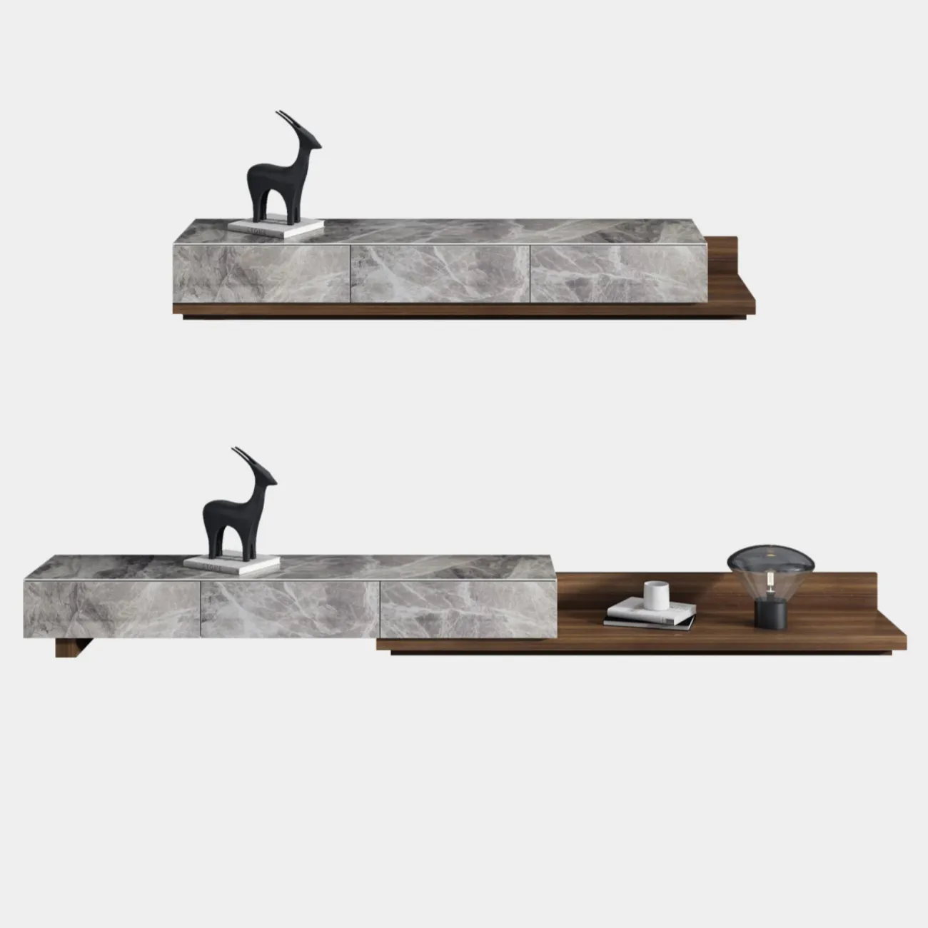 Роскошная тумба для телевизора в Минималистичном стиле LaLume AR21281-23 Роскошная тумба для телевизора в Минималистичном стиле LaLume AR21281-23