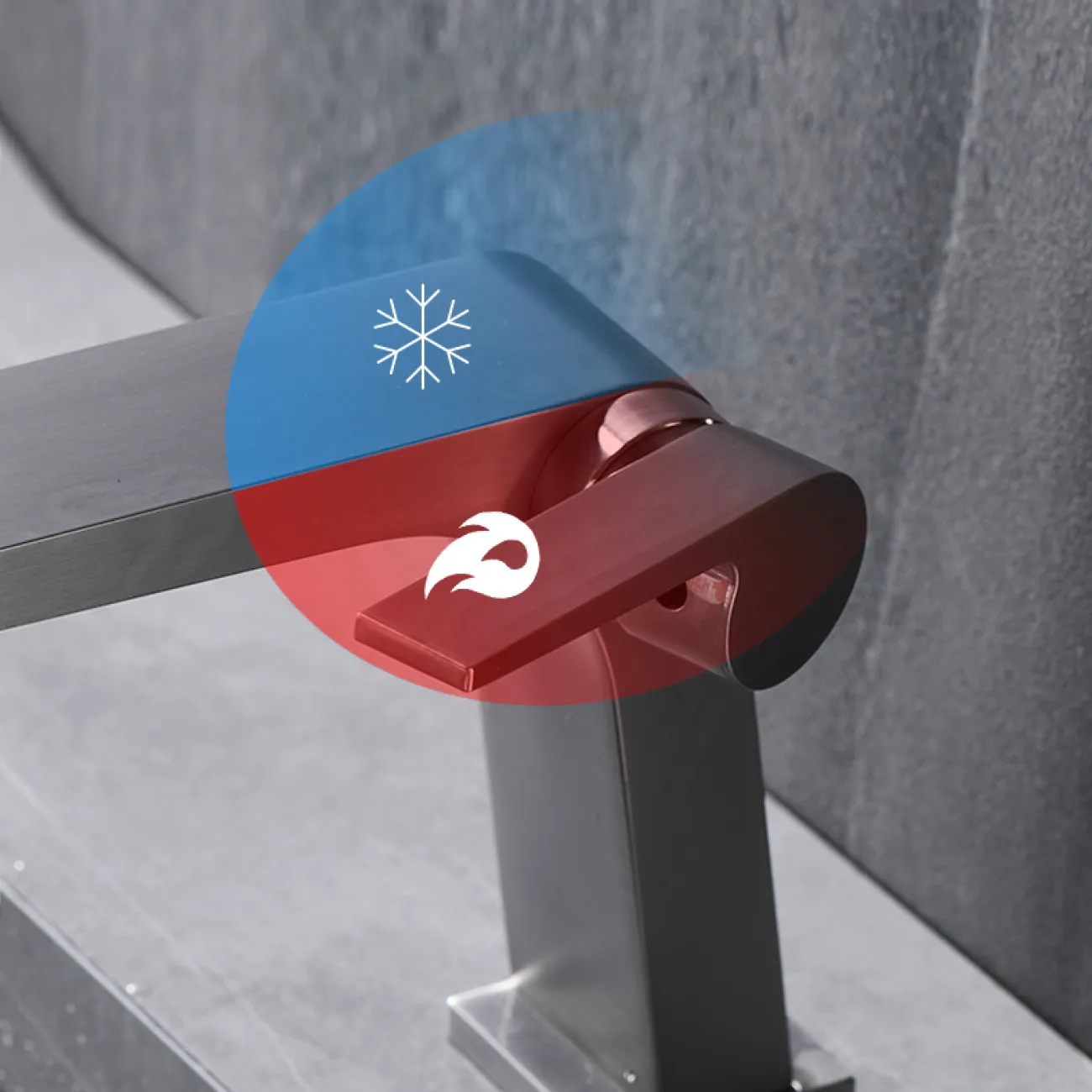 Современный латунный смеситель для ванной комнаты LaLume MB20505-23 Современный латунный смеситель для ванной комнаты LaLume MB20505-23