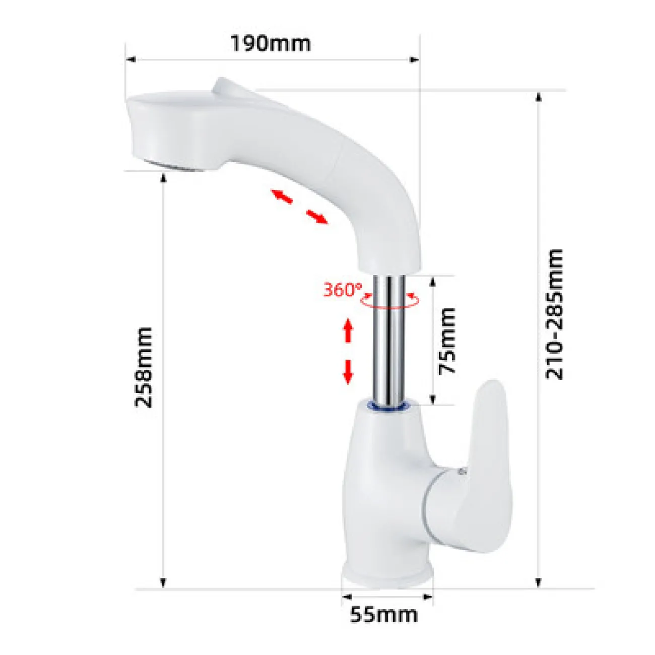 Современный многофункциональный латунный смеситель для ванной комнаты LaLume MB20514-23 Современный многофункциональный латунный смеситель для ванной комнаты LaLume MB20514-23