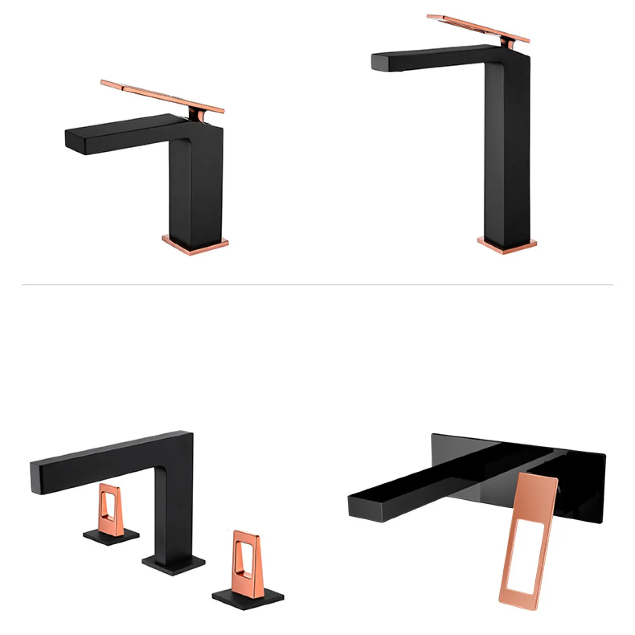 Современный латунный смеситель для ванной комнаты LaLume MB20516-23 Современный латунный смеситель для ванной комнаты LaLume MB20516-23