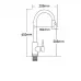 Латунный смеситель для кухни LaLume MB20522-23