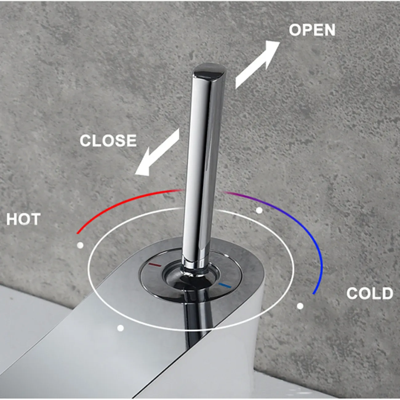 Современный латунный смеситель для ванной комнаты LaLume MB20526-23 Современный латунный смеситель для ванной комнаты LaLume MB20526-23