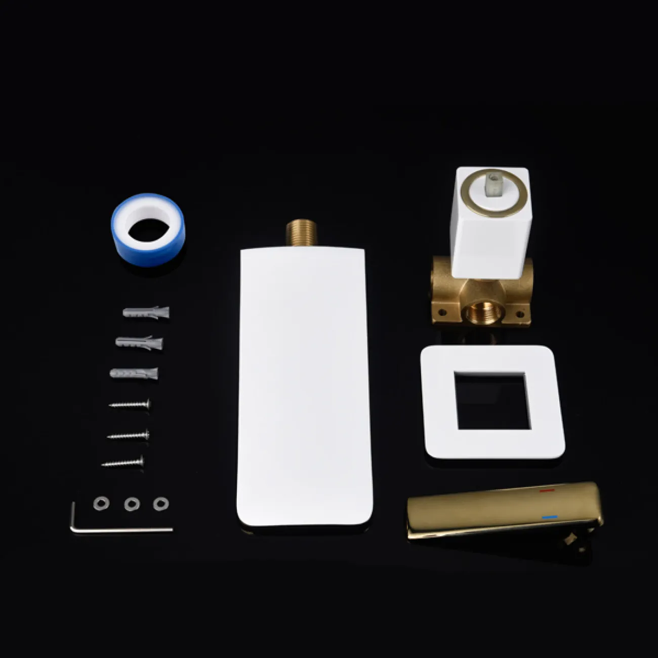 Современный латунный смеситель для ванной комнаты LaLume MB20530-23 Современный латунный смеситель для ванной комнаты LaLume MB20530-23