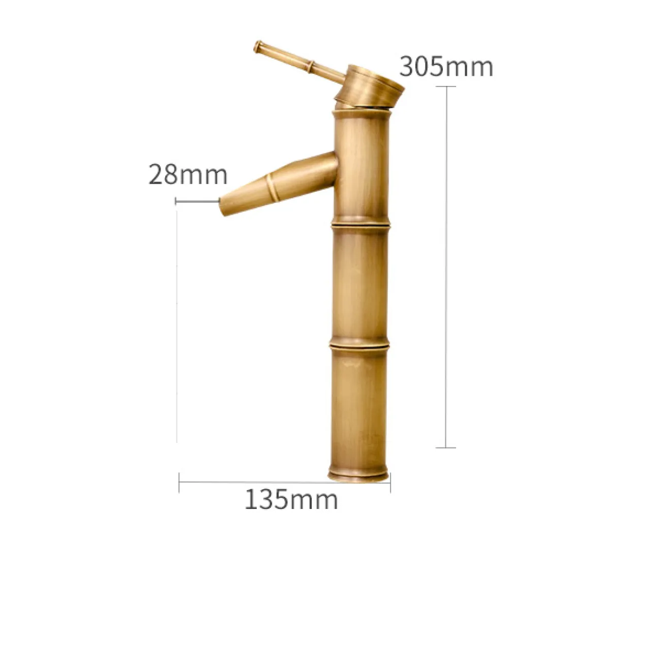 Современный латунный смеситель для ванной комнаты LaLume MB20737-23 Современный латунный смеситель для ванной комнаты LaLume MB20737-23