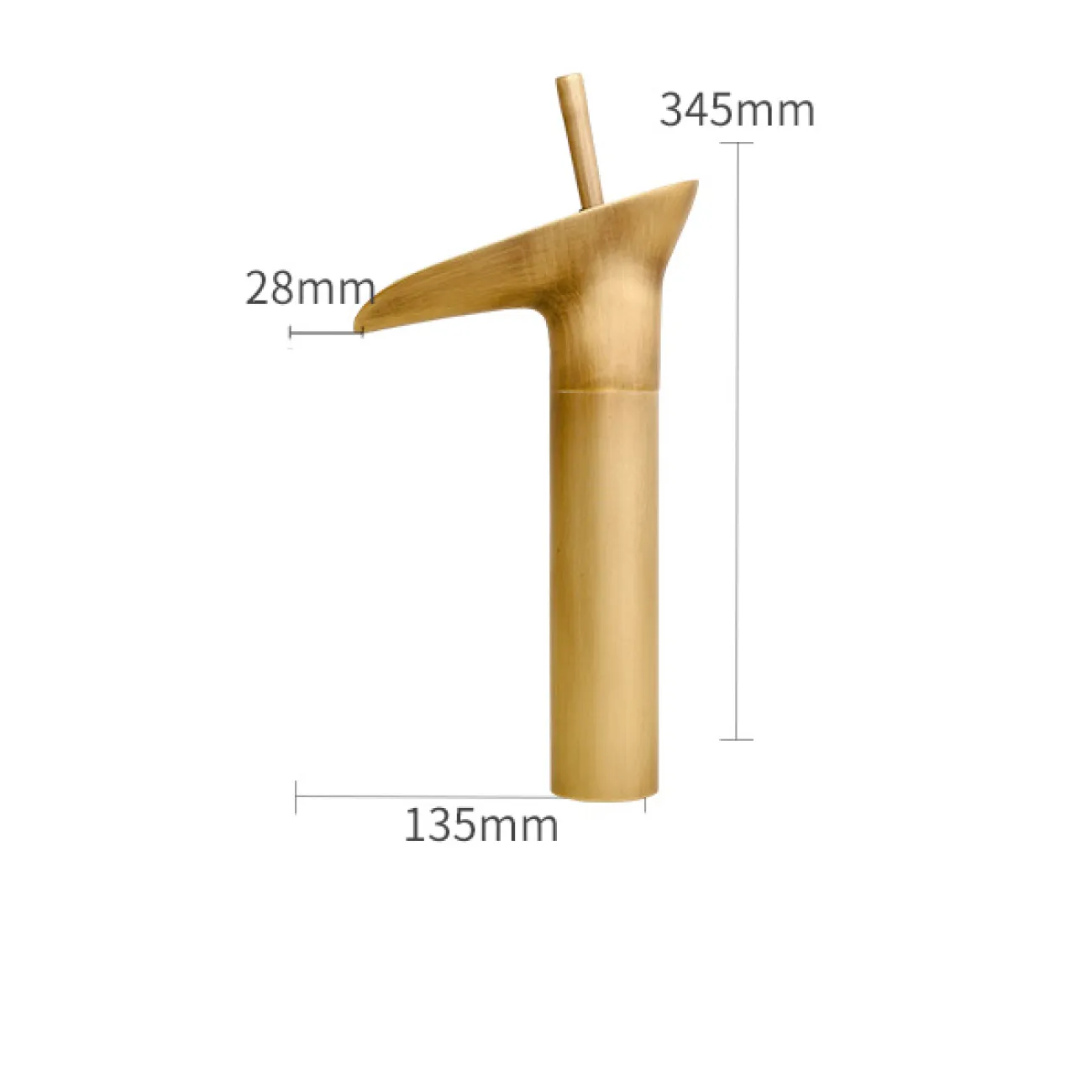 Современный латунный смеситель для ванной комнаты LaLume MB20740-23