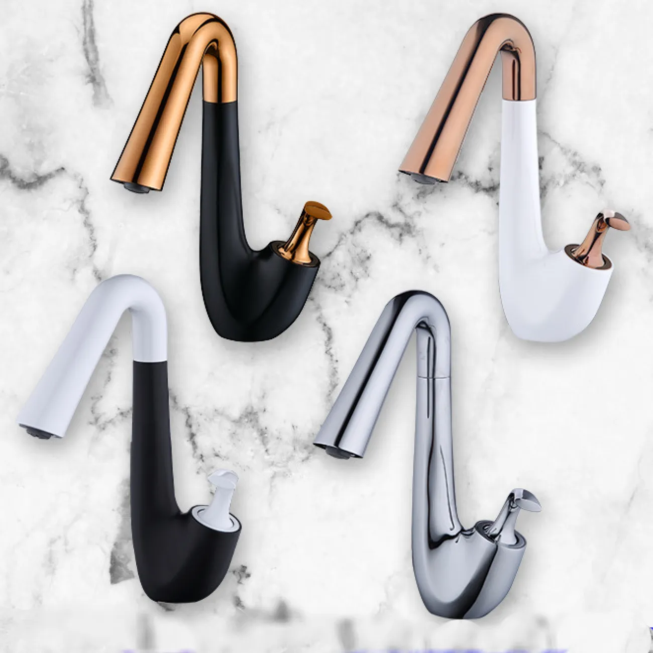 Современный латунный смеситель для ванной комнаты LaLume MB20746-23 Современный латунный смеситель для ванной комнаты LaLume MB20746-23