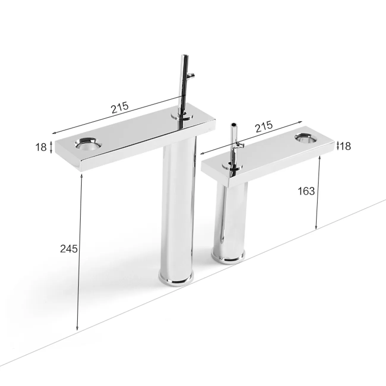 Современный латунный смеситель для ванной комнаты LaLume MB20798-23