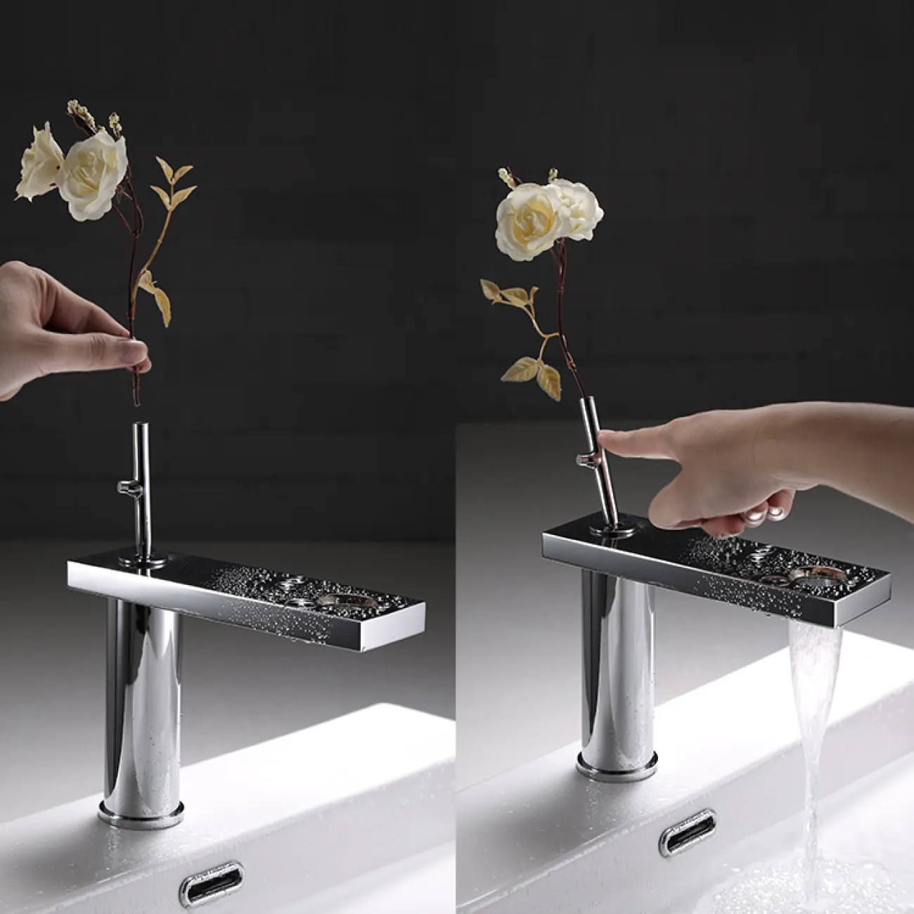 Современный латунный смеситель для ванной комнаты LaLume MB20798-23