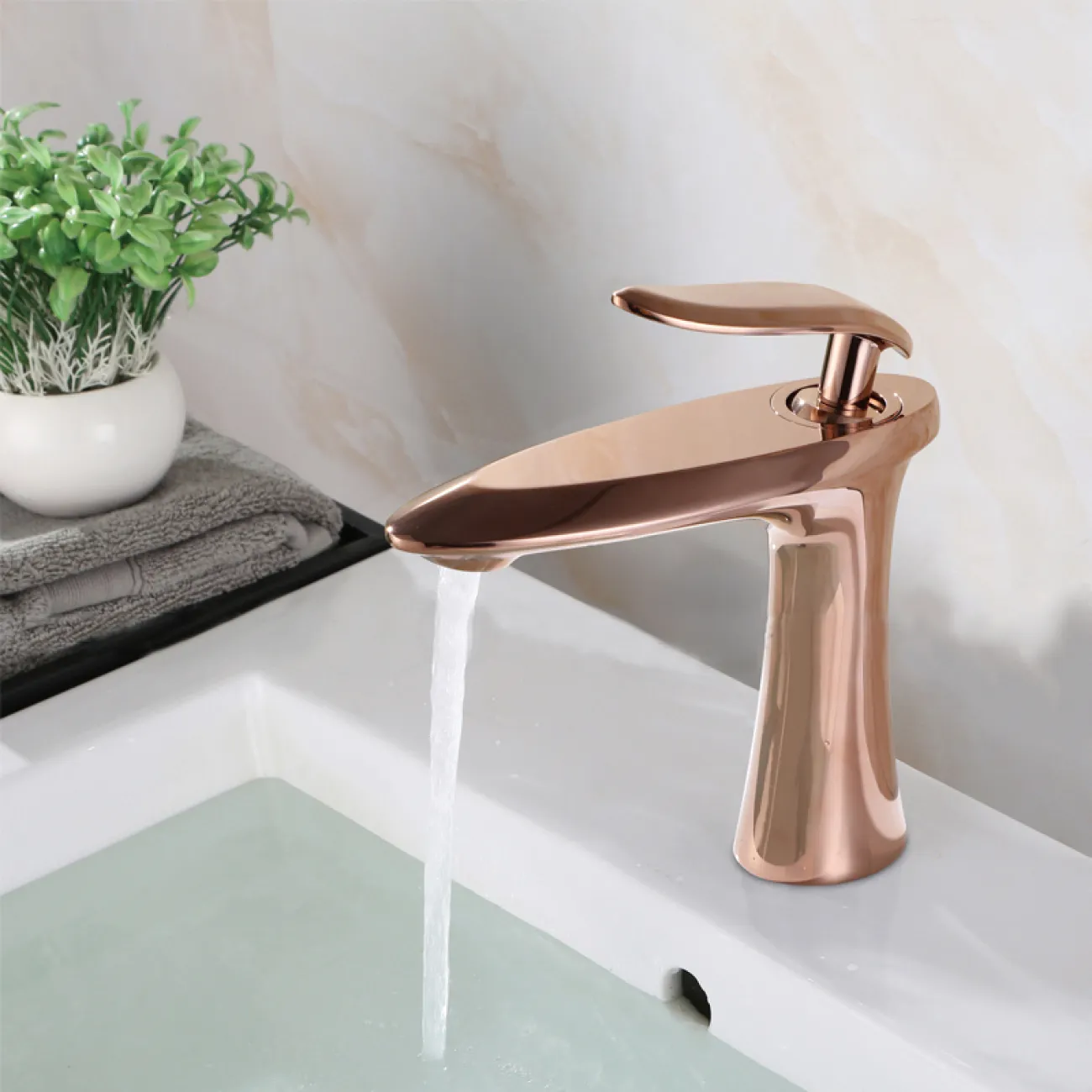 Современный латунный смеситель для ванной комнаты LaLume MB20499-23