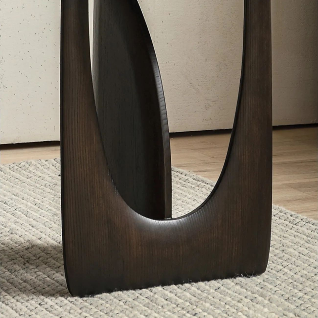 Приставной столик из цельного дерева круглый креативного цвета MIZEO 37327-29