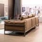 Роскошный прямой диван из кожи MIZEO 37329-29