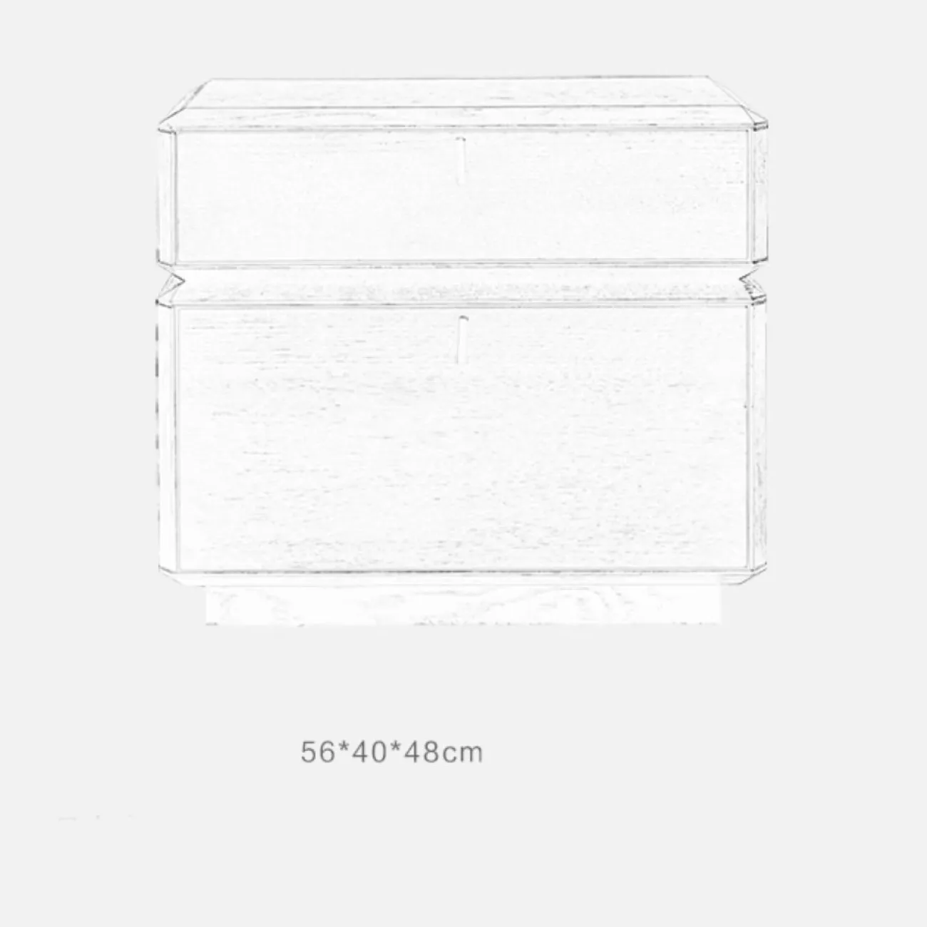 Прикроватная тумба из массива дерева MIZEO 37333-29 Прикроватная тумба из массива дерева MIZEO 37333-29