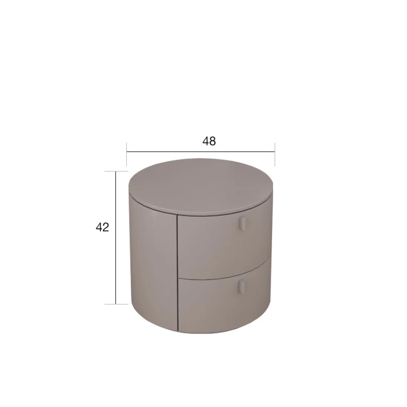 Современная простая прикроватная тумба MIZEO 37339-29 Современная простая прикроватная тумба MIZEO 37339-29