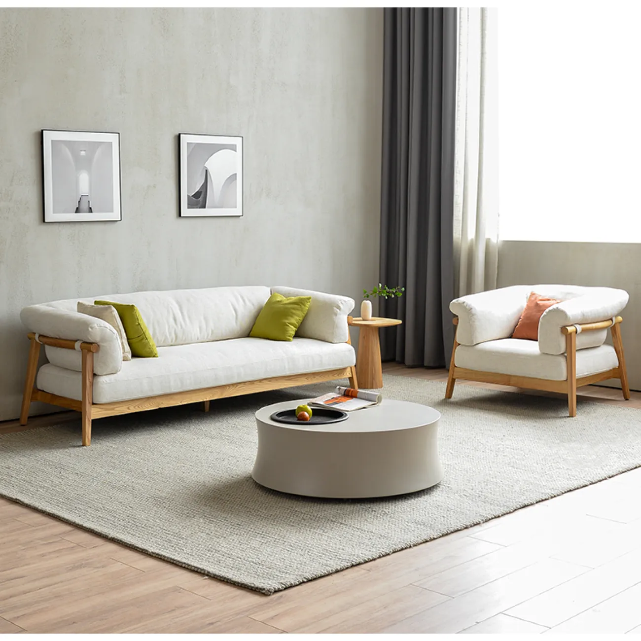 Итальянский минималистичный диван  MIZEO 37340-29