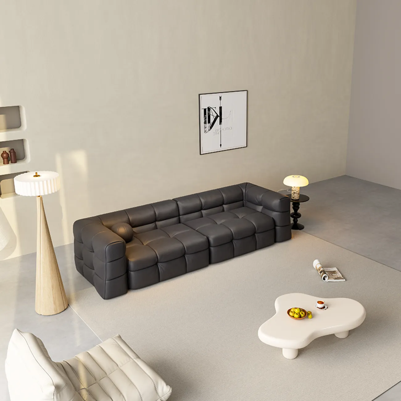 Роскошный диван из натуральной кожи Napa MIZEO 37343-29