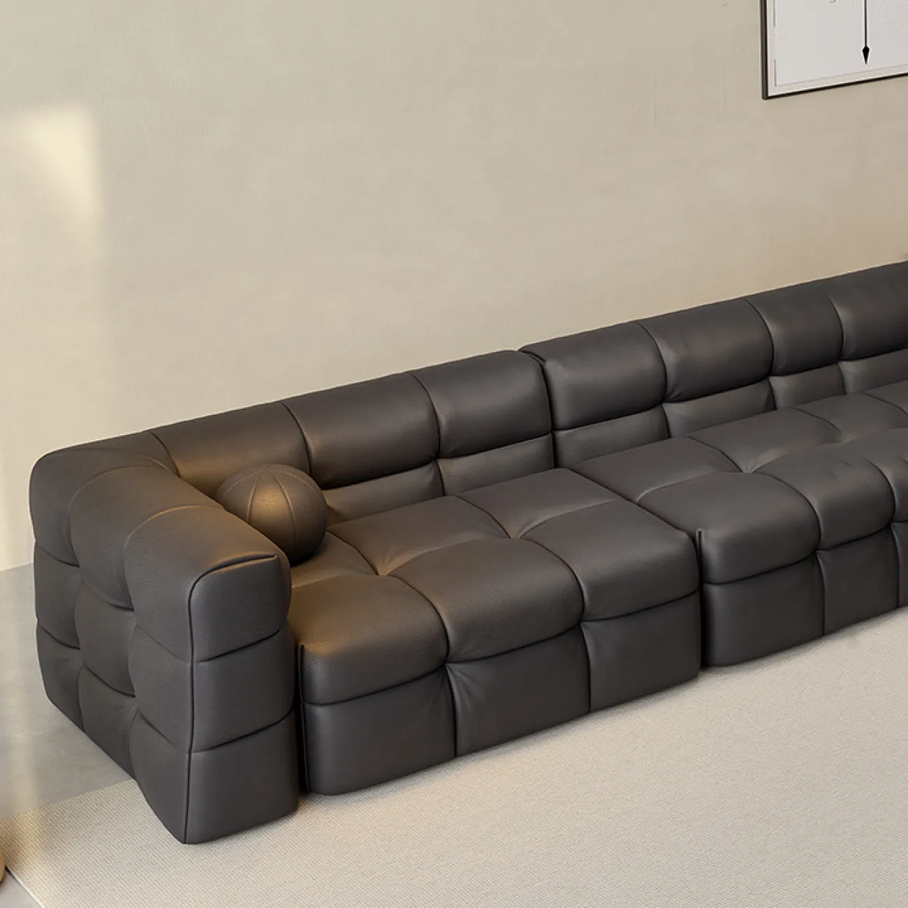 Роскошный диван из натуральной кожи Napa MIZEO 37343-29