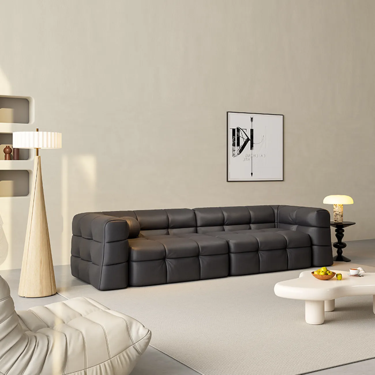 Роскошный диван из натуральной кожи Napa MIZEO 37343-29