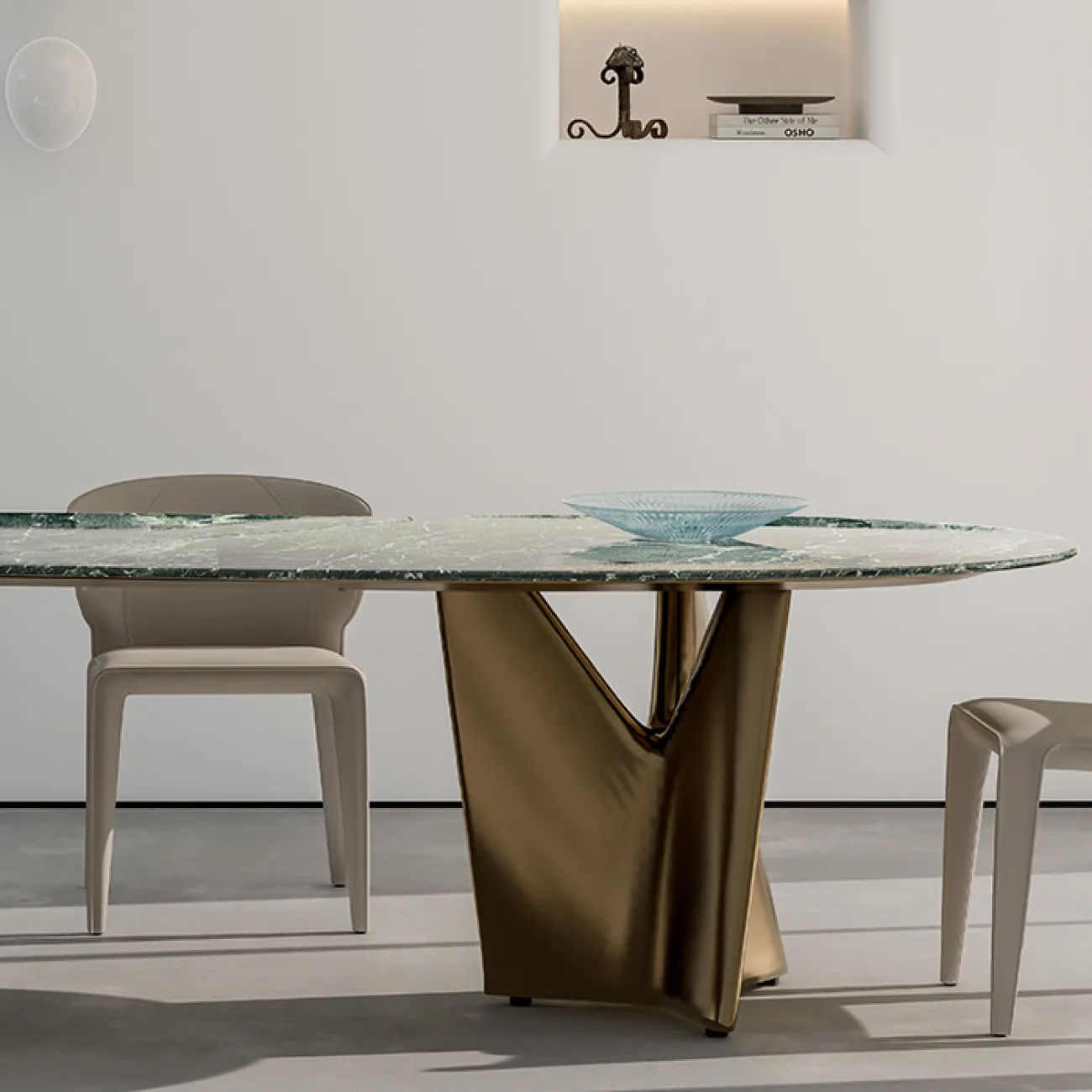 Роскошный каменный обеденный стол MIZEO 37347-29
