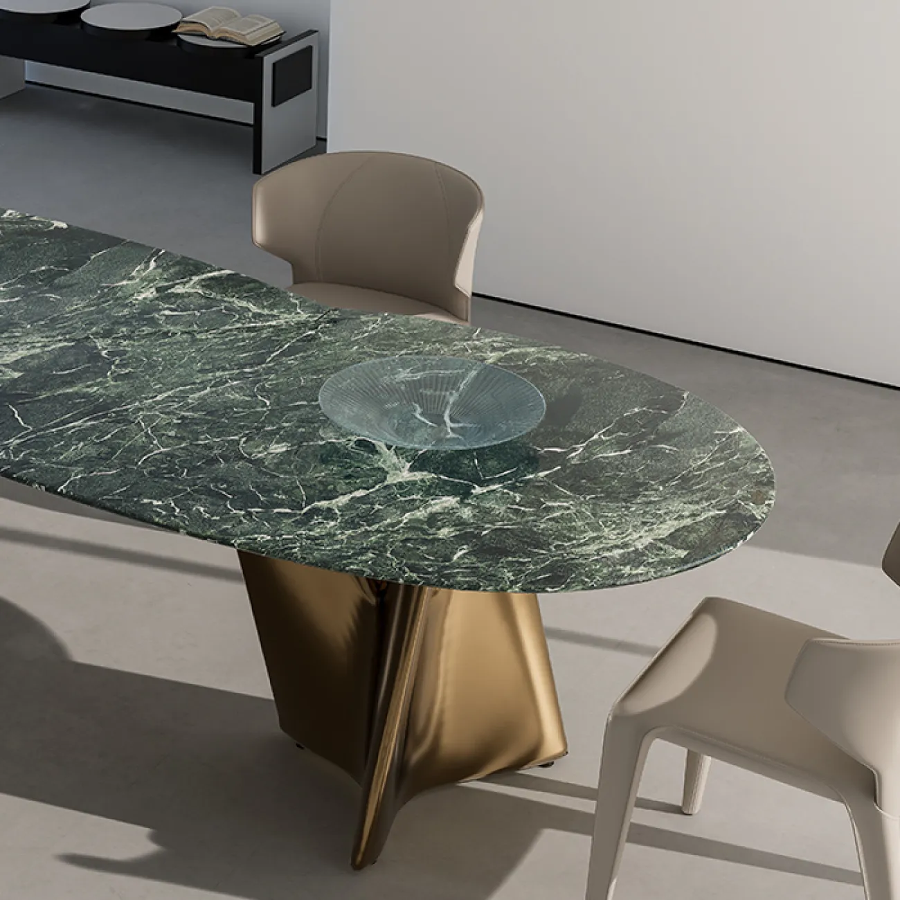 Роскошный каменный обеденный стол MIZEO 37347-29