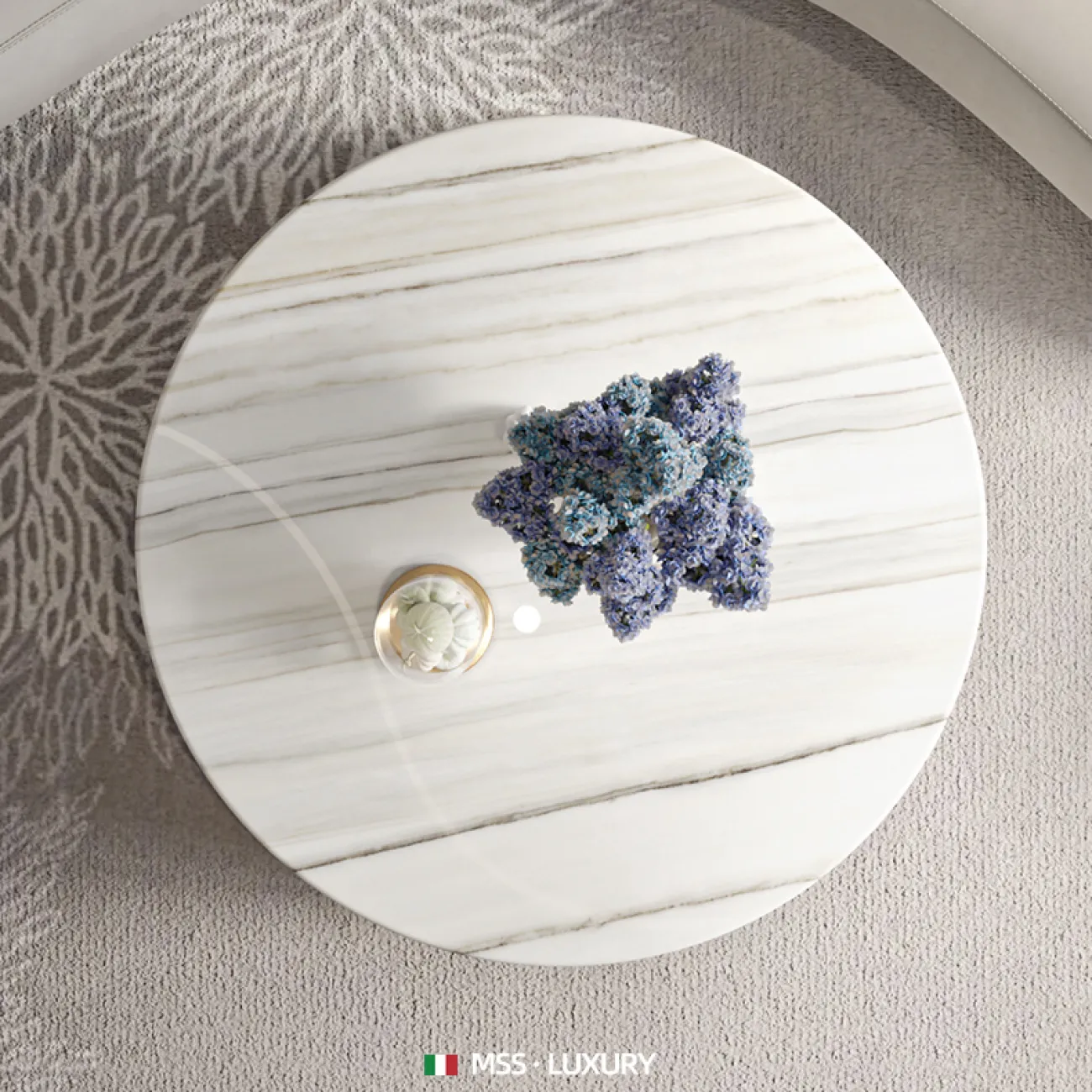 Итальянский роскошный мраморный журнальный столик MSS 37350-29