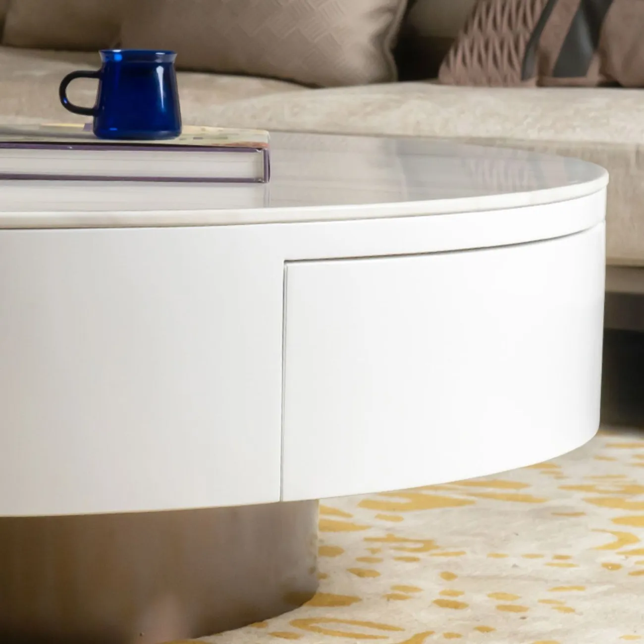 Итальянский роскошный мраморный журнальный столик MSS 37350-29