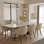 Минималистский обеденный стол из натурального мрамора MSS 37351-29