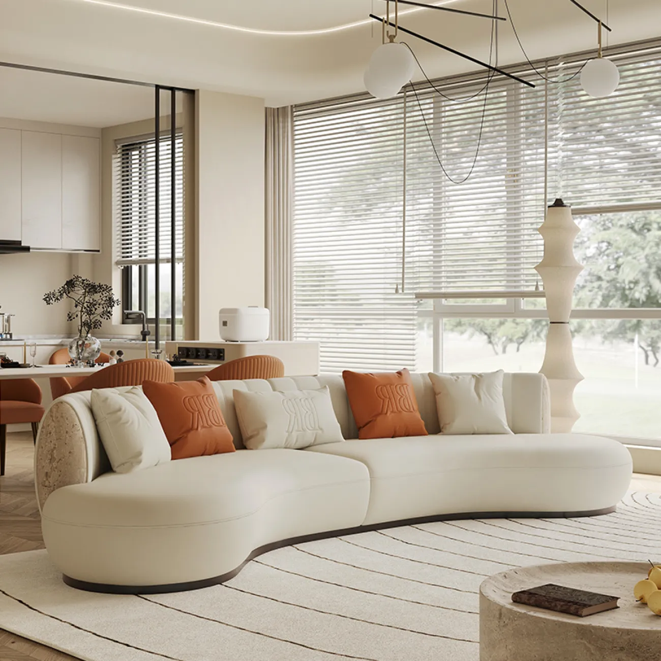 Роскошный кожаный диван MSS 37353-29 Роскошный кожаный диван MSS 37353-29